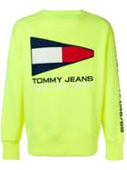Tommy Jeans Embroidered Sweatshirt - Yellow & Orange