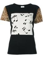 Saint Laurent Music Note Print T-shirt