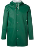 Stutterheim 'stockholm' Coat, Adult Unisex, Size: Xs, Green, Cotton/polyester/pvc