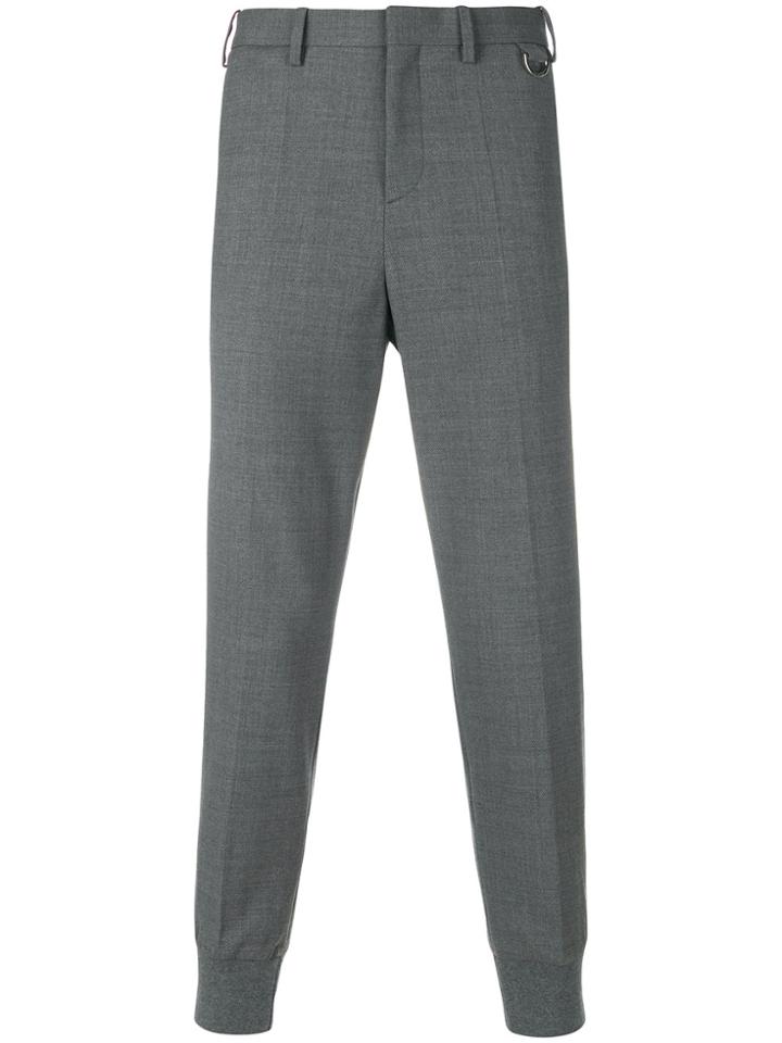 Neil Barrett Gathered Ankle Trousers - Grey