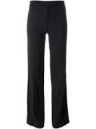 Paco Rabanne Stripe Appliqué Trousers, Women's, Size: 36, Black, Cotton/viscose/spandex/elastane