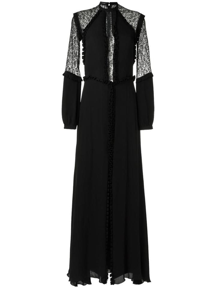 Olympiah Silk Gown - Black