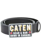 Dsquared2 'caten' Buckle Belt, Men's, Size: 100, Black, Calf Leather
