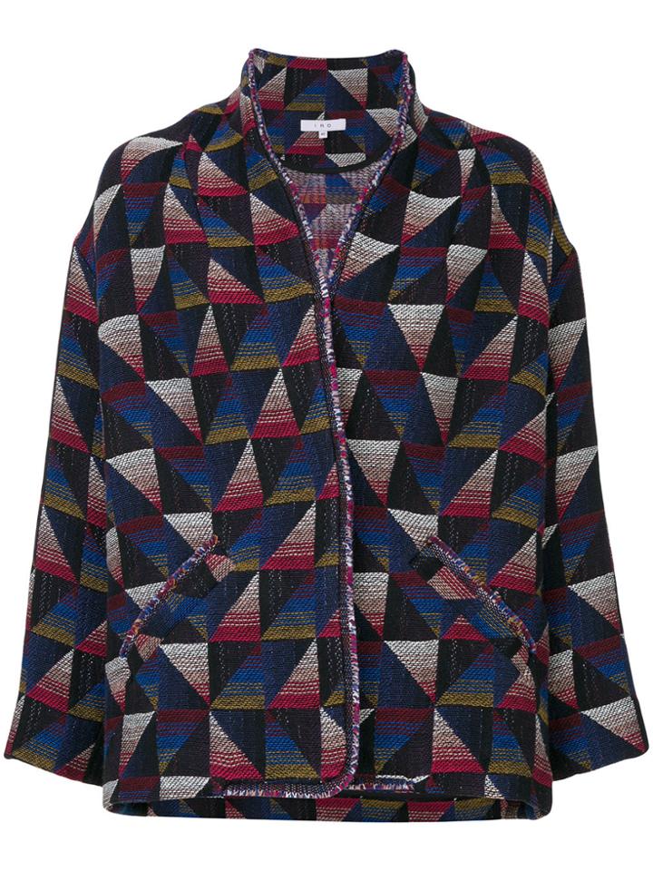 Iro Short Tribal Coat - Multicolour