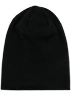 The White Briefs Oversized Beanie - Black