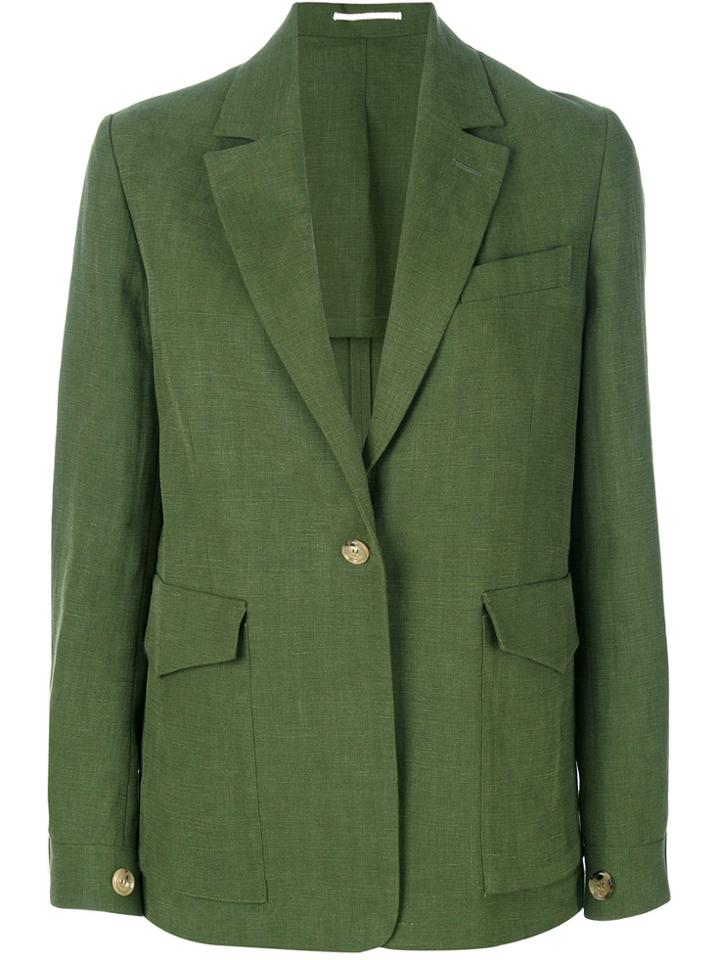 Golden Goose Deluxe Brand Single Breasted Blazer - Green