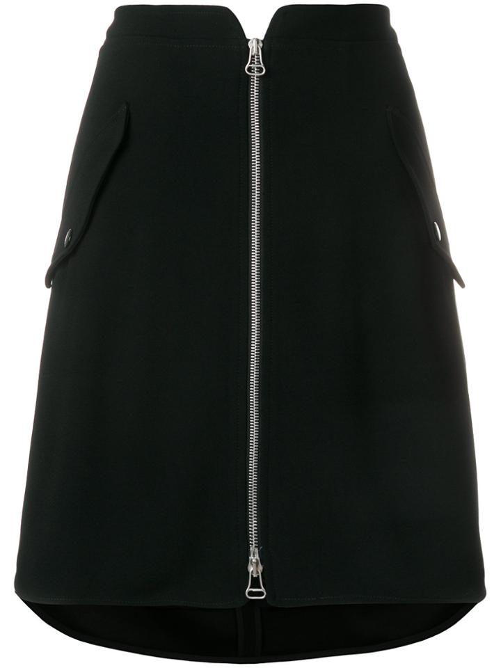 Rag & Bone Zipped Mini Skirt - Black
