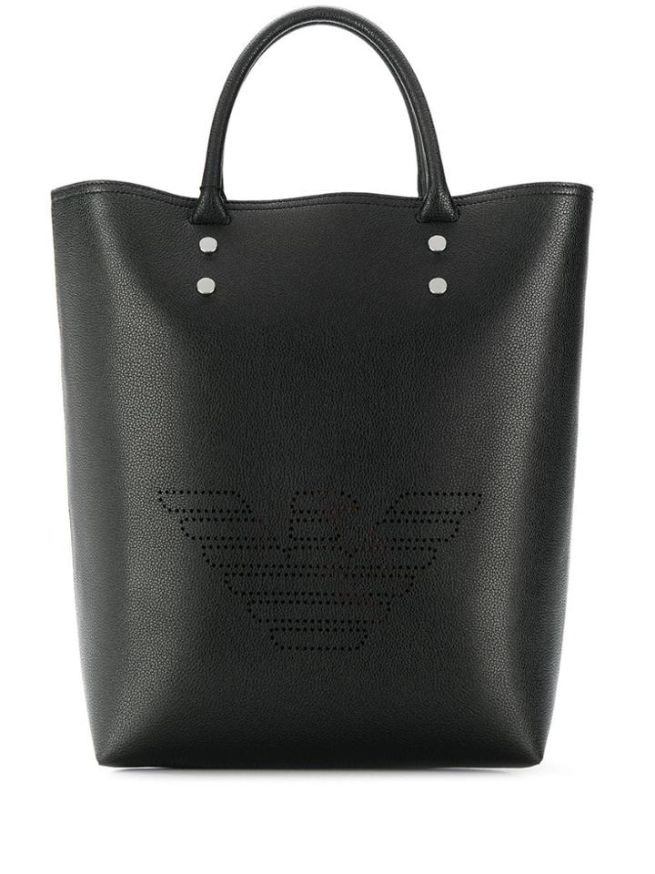 Emporio Armani Drawstring Tote Bag - Black