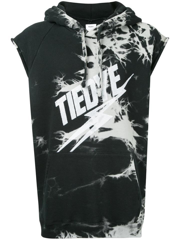 Doublet Tie Dye Hooded Tank, Men's, Size: Medium, Black, Cotton