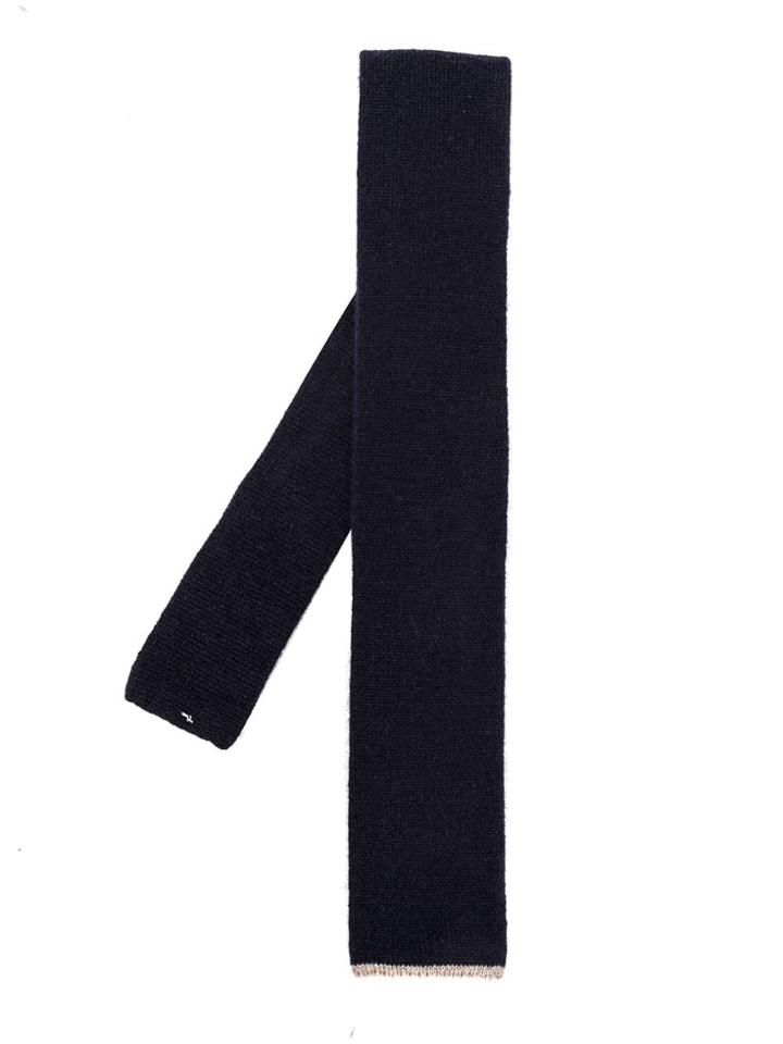 Brunello Cucinelli Knitted Tie - Blue