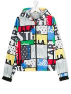 Stella Mccartney Kids Multi Print Rain Jacket - Multicolour