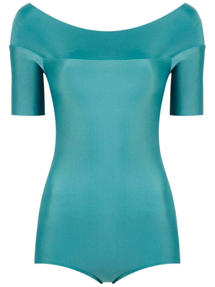 Adriana Degreas Off The Shoulder Swimsuit - Blue