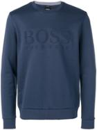 Boss Hugo Boss Embossed Logo Sweatshirt - Blue