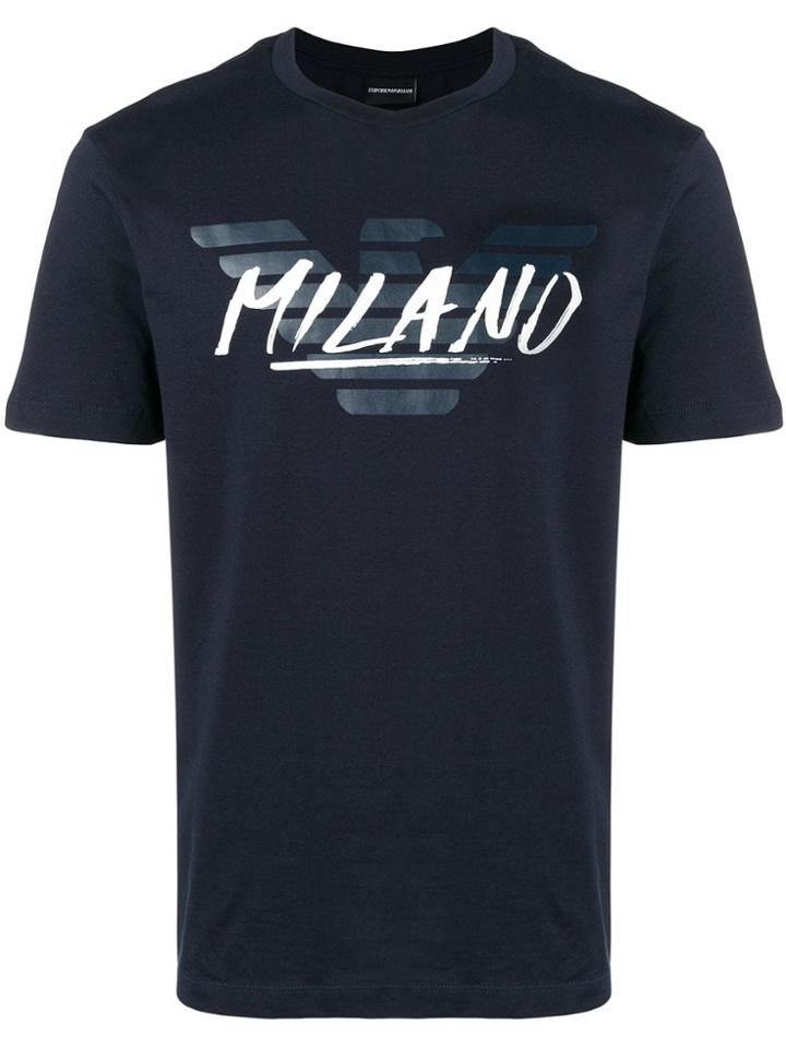 Emporio Armani Crew Neck T-shirt - Blue