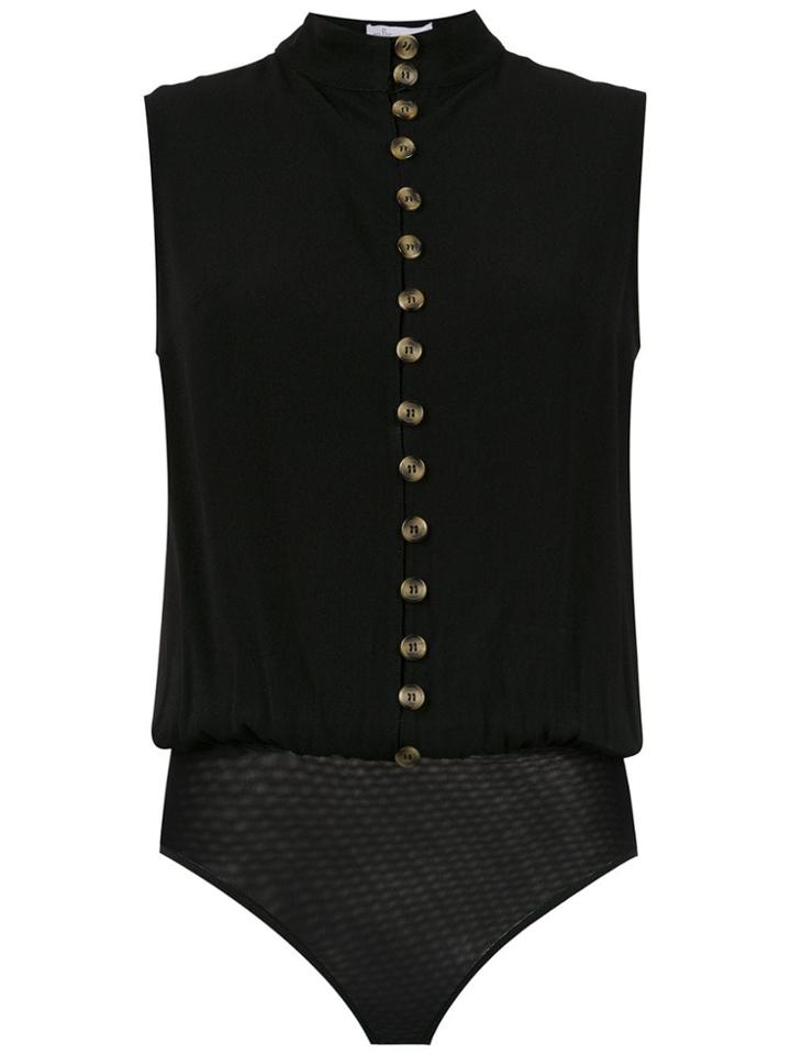 Nk Buttoned Bodysuit - Black