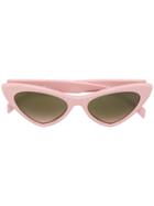 Moschino Eyewear Cat Eye Sunglasses - Pink & Purple