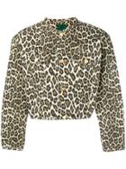 Jean Paul Gaultier Vintage Leopard Print Cropped Jacket - Brown
