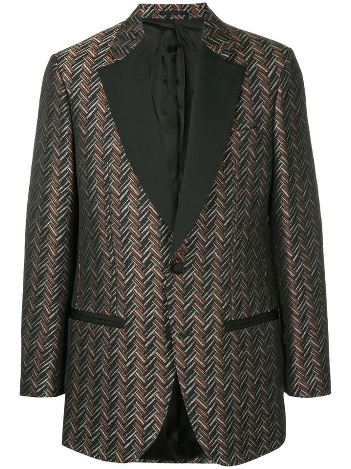 Cerruti 1881 Geometric Print Blazer - Multicolour
