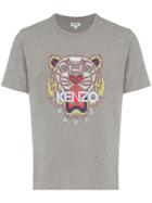 Kenzo Embroidered Tiger T-shirt - Grey