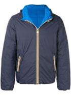 K-way Hooded Zipped Jacket - Blue