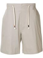 The Silted Company Drawstring Bermuda Shorts - Neutrals