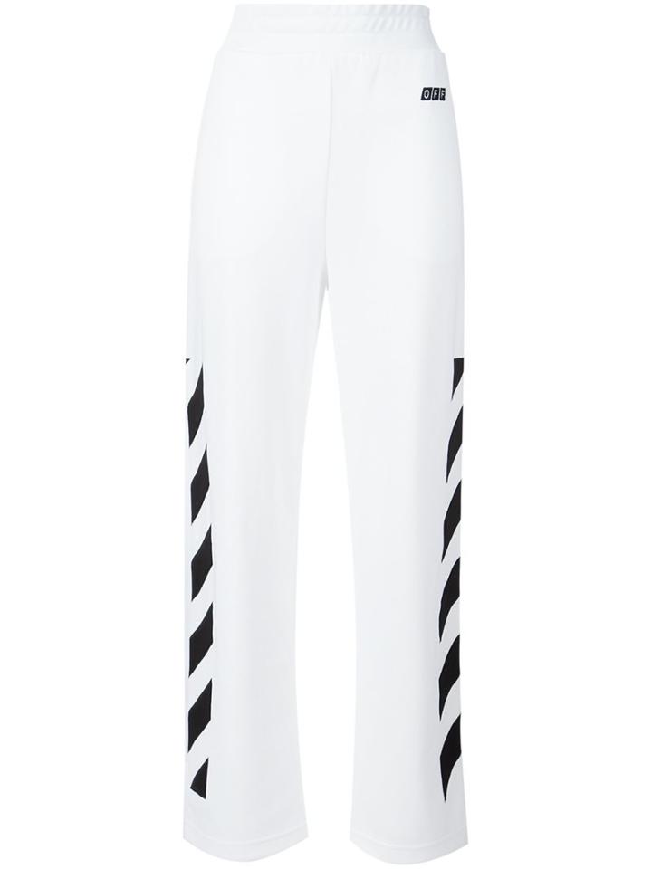 Off-white Stripe Print Sweat Pants