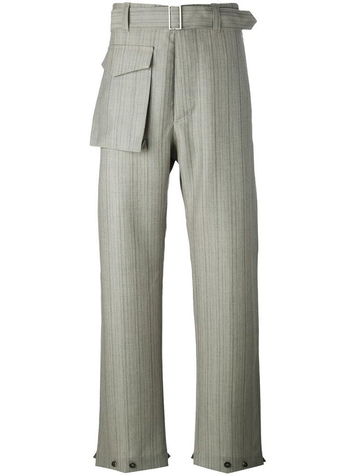 Wide Leg Trousers - Men - Mohair/wool - 46, Nude/neutrals, Mohair/wool, Salvatore Ferragamo