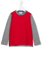 Fendi Kids Raised Logo Sweatshirt, Boy's, Size: 10 Yrs, Red
