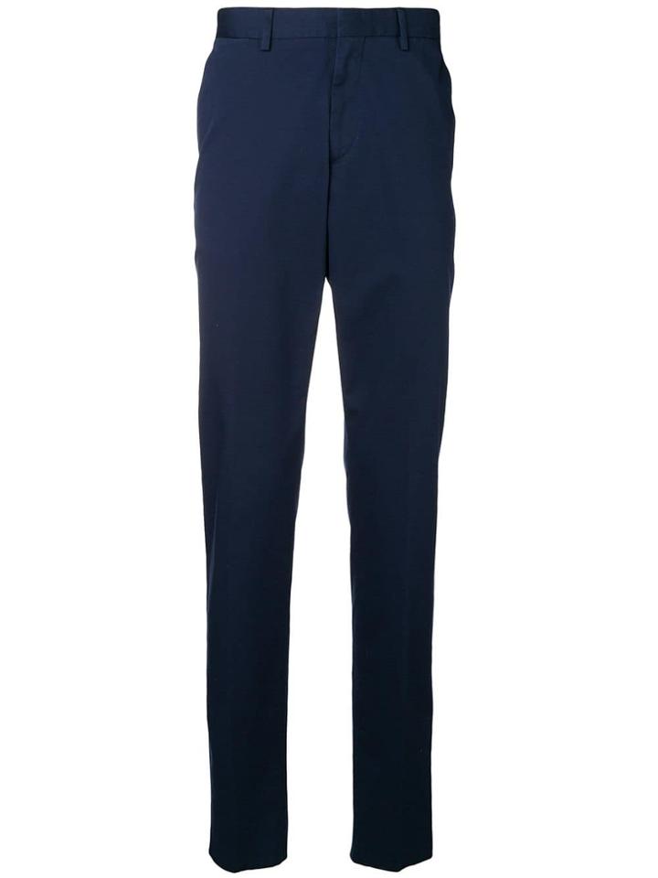 Ermenegildo Zegna Straight-leg Tailored Trousers - Blue