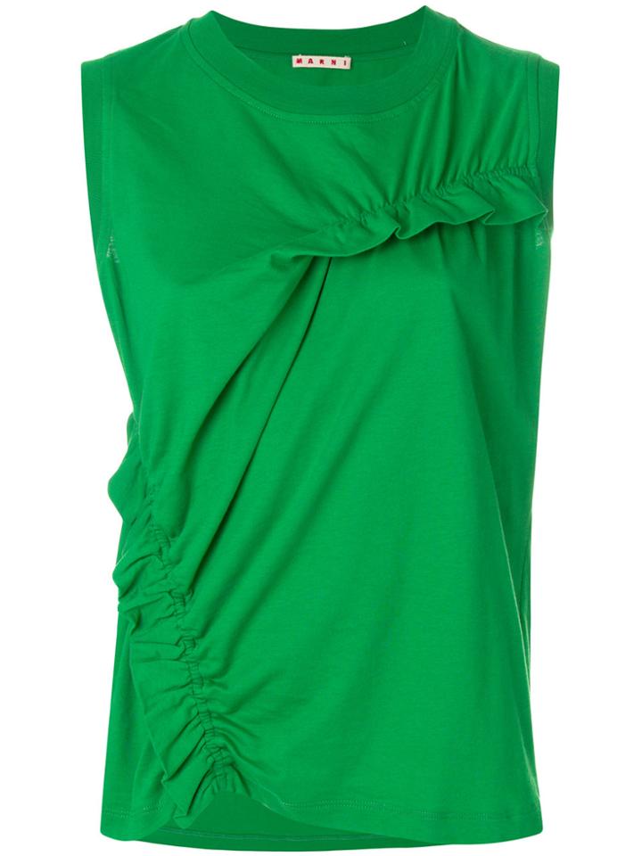 Marni Frill Vest - Green