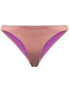 Fleur Du Mal High Leg Bikini Bottoms - Pink