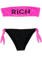 John Richmond Junior Logo Two-piece Swimsuit - Black