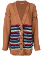 Marco De Vincenzo Button Sleeves Cardigan - Orange