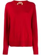 Nº21 Round Neck Sweater - Red