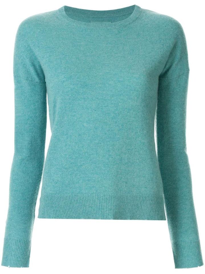 Zadig & Voltaire Long Sleeved Knitted Top - Blue