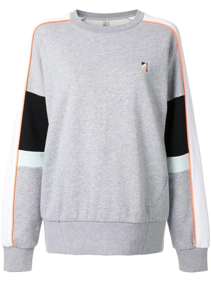P.e Nation Logo Sweatshirt - Grey