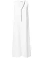 Fabiana Filippi Chain Trim Dress - White