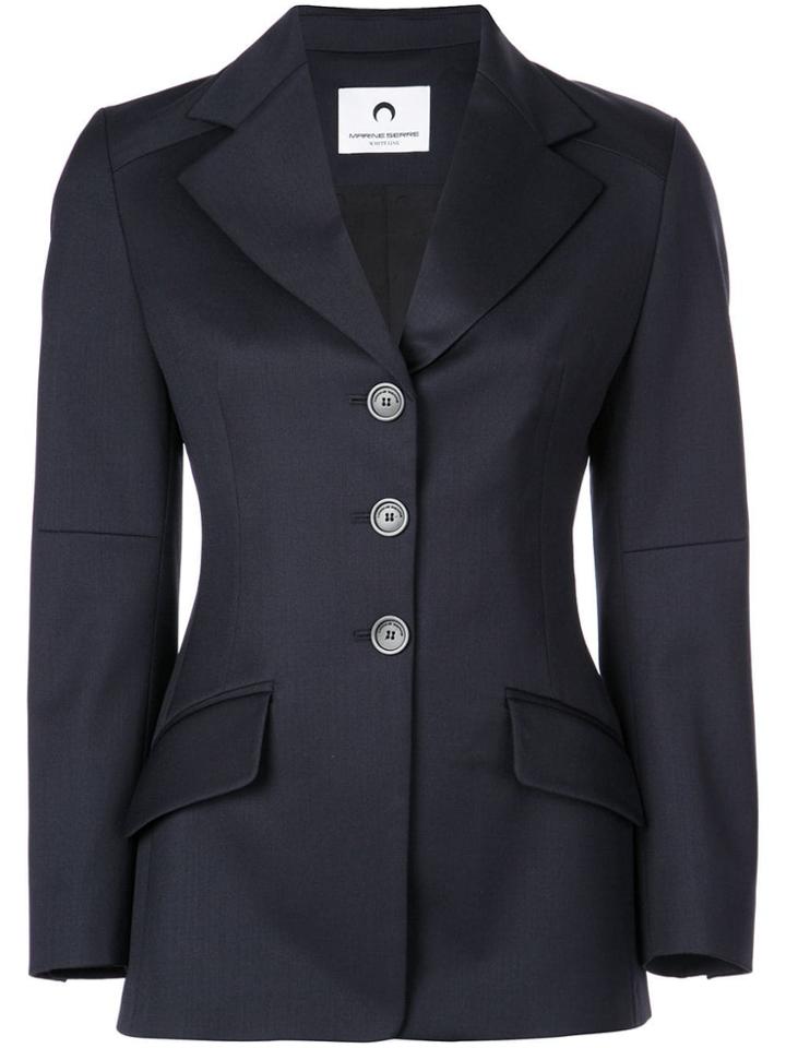 Marine Serre Speed Tailored Jacket - Blue