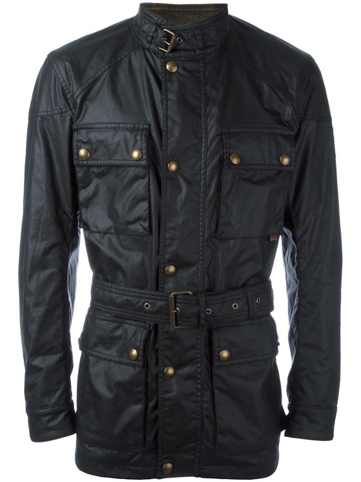Belstaff 'roadmaster' Wax Jacket - Black