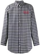 Martine Rose Cmraw19402bgreyredwhitecheck - Blue