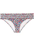 Tory Burch Floral Print Ruffled Bikini Bottoms - Multicolour