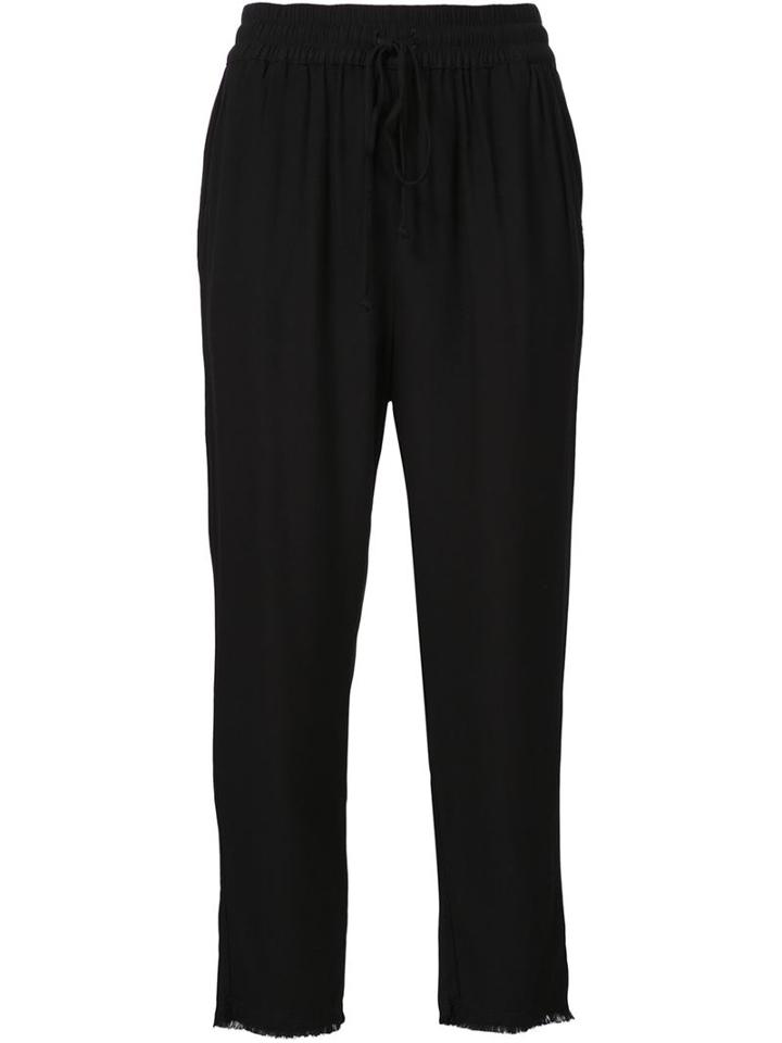 321 Drawstring Trousers, Women's, Size: L, Black, Rayon