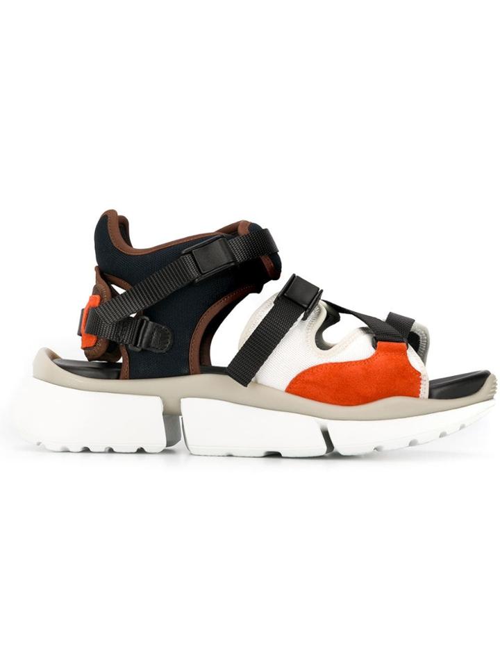 Chloé Open Toe Sneakers - Neutrals