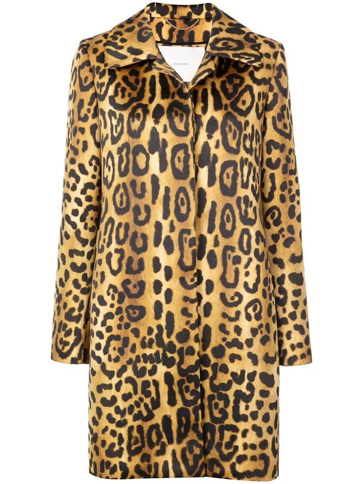 Adam Lippes Leopard Print Coat - Multicolour