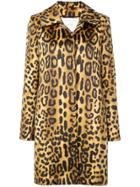 Adam Lippes Leopard Print Coat - Multicolour