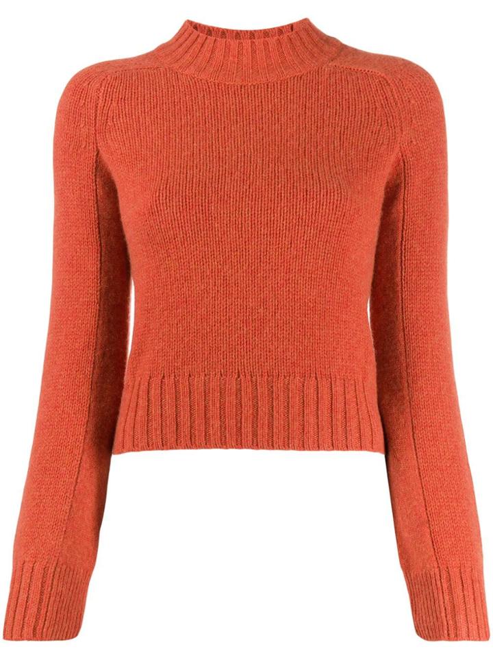 Vince Slim-fit Cashmere Jumper - Orange