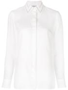 Gabriela Hearst Stitching Detail Collar Shirt - White