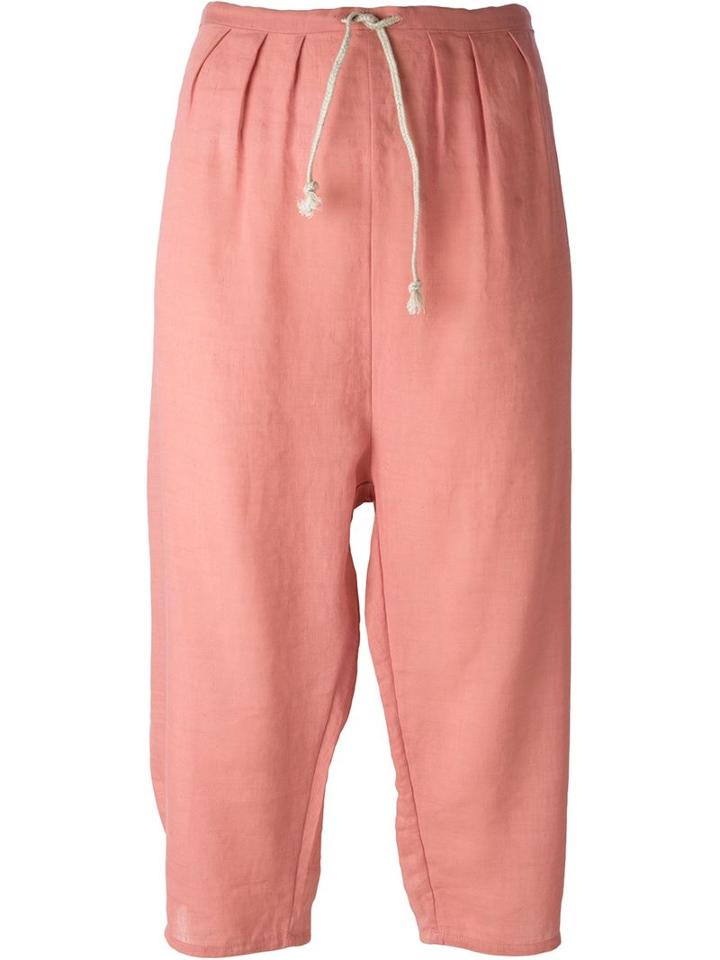 Forte Forte Drawstring Cropped Trousers