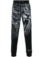 Plein Sport Lion Print Track Pants - Black