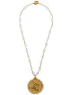 Yves Saint Laurent Vintage Robert Goossens Zodiac Crystal Rock Pendant